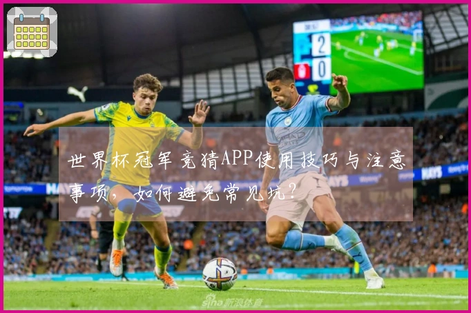 世界杯冠军竞猜APP使用技巧与注意事项，如何避免常见坑？