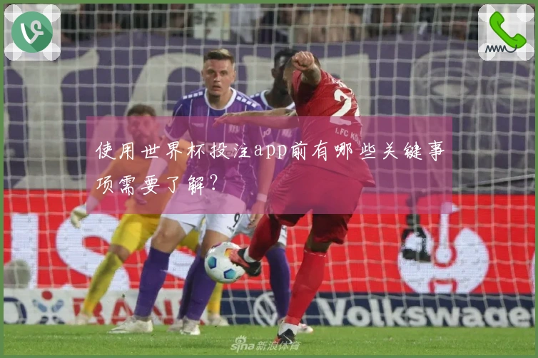 使用世界杯投注app前有哪些关键事项需要了解？